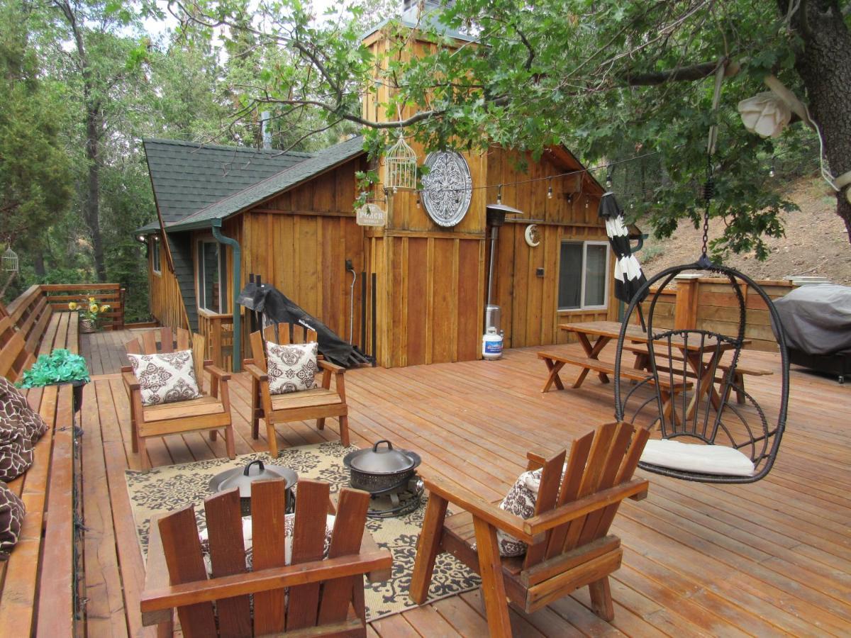 Hillside Hideaway -View Of Ski Slope From Charming Deck Big Bear Lake Esterno foto